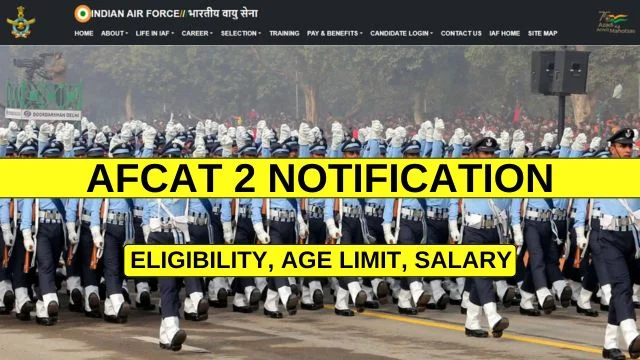 AFCAT 2 2024 Notification