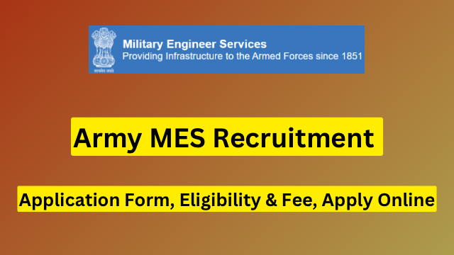 Army MES Recruitment 2024