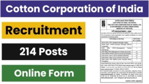 Cotton Corporation of India Recruitment 2024