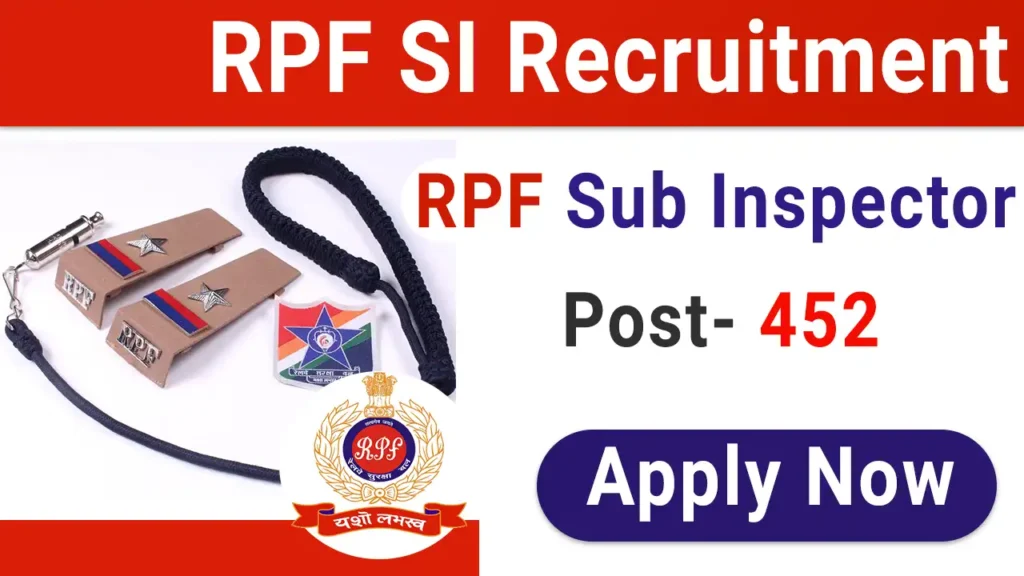 RPF SI Recruitment 2024