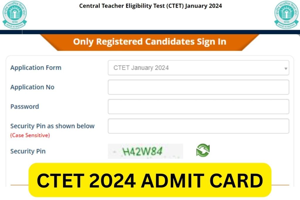 CTET Admit Card 2024