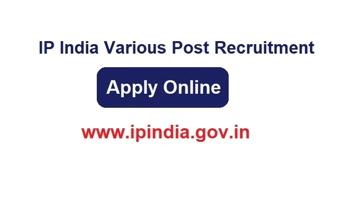 IP India Recruitment 2024 Apply For 553