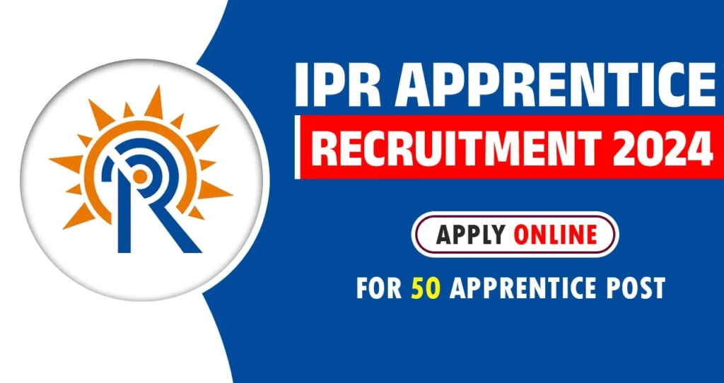 IPR Apprentice Recruitment 2024