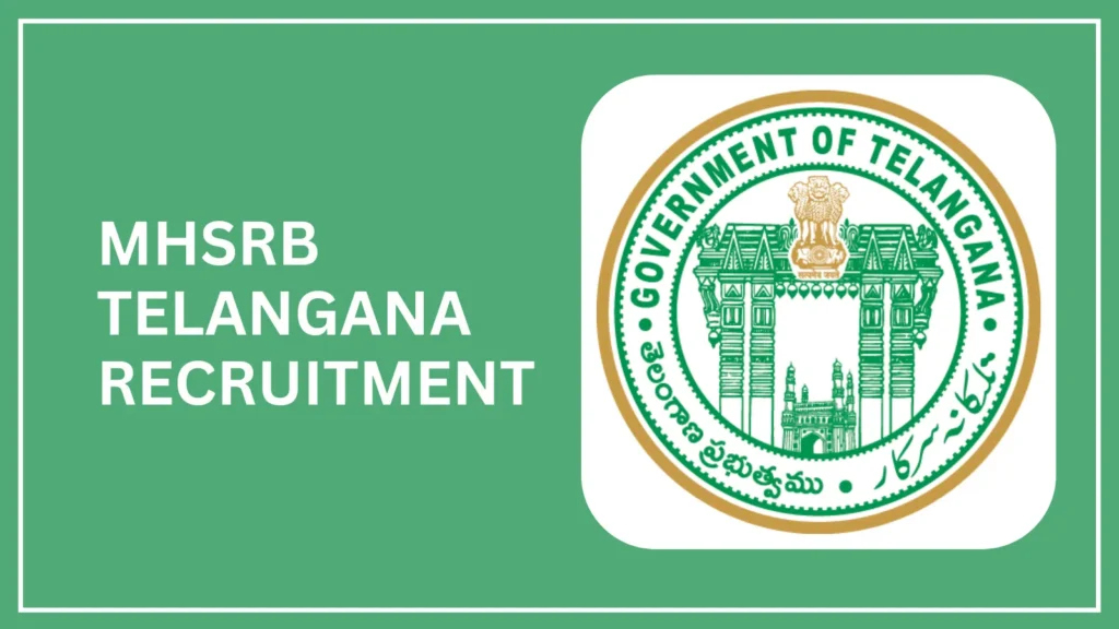 MHSRB Assistant Professor Recruitment 2024