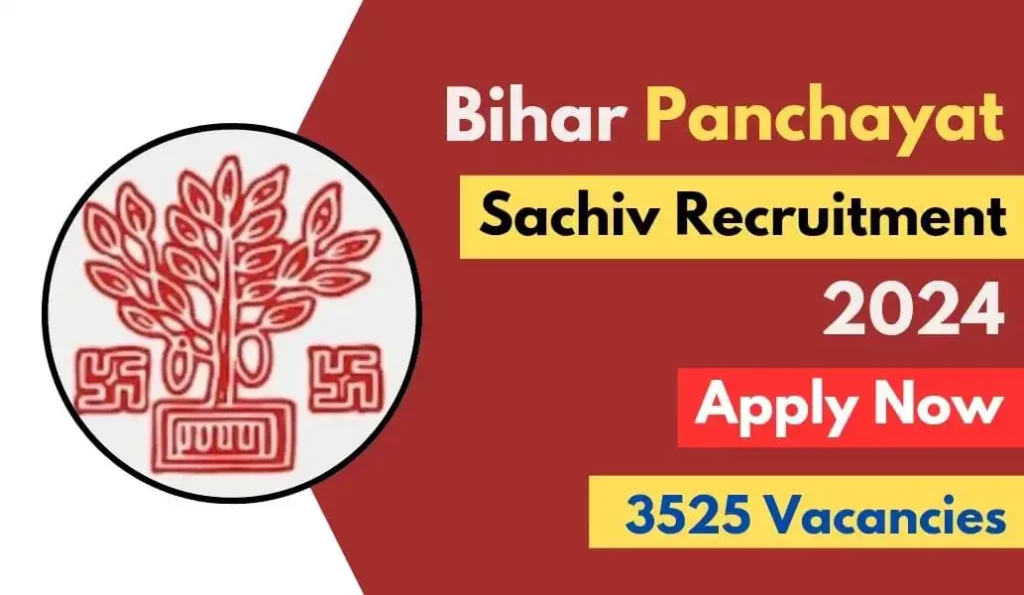 Bihar Panchayat Sachiv Recruitment 2024