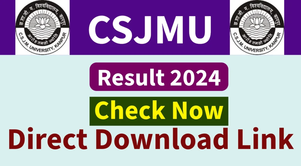 CSJMU Result 2024