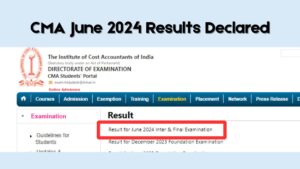 ICMAI CMA June Result 2024