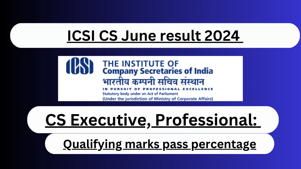 ICSI CS June 2024 Resul