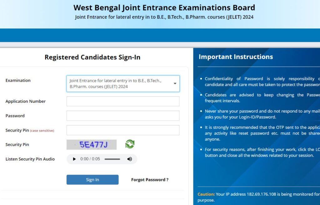 WBJEE JELET 2024 Result