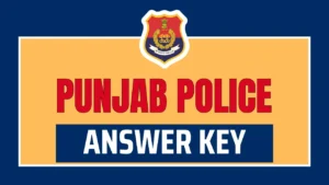 punjab police answer key 2024